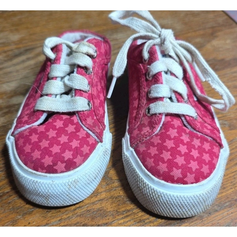 Tommy Hilfiger Red Star‎ Slip On Shoes Kids Size 11.5 Vintage Platform